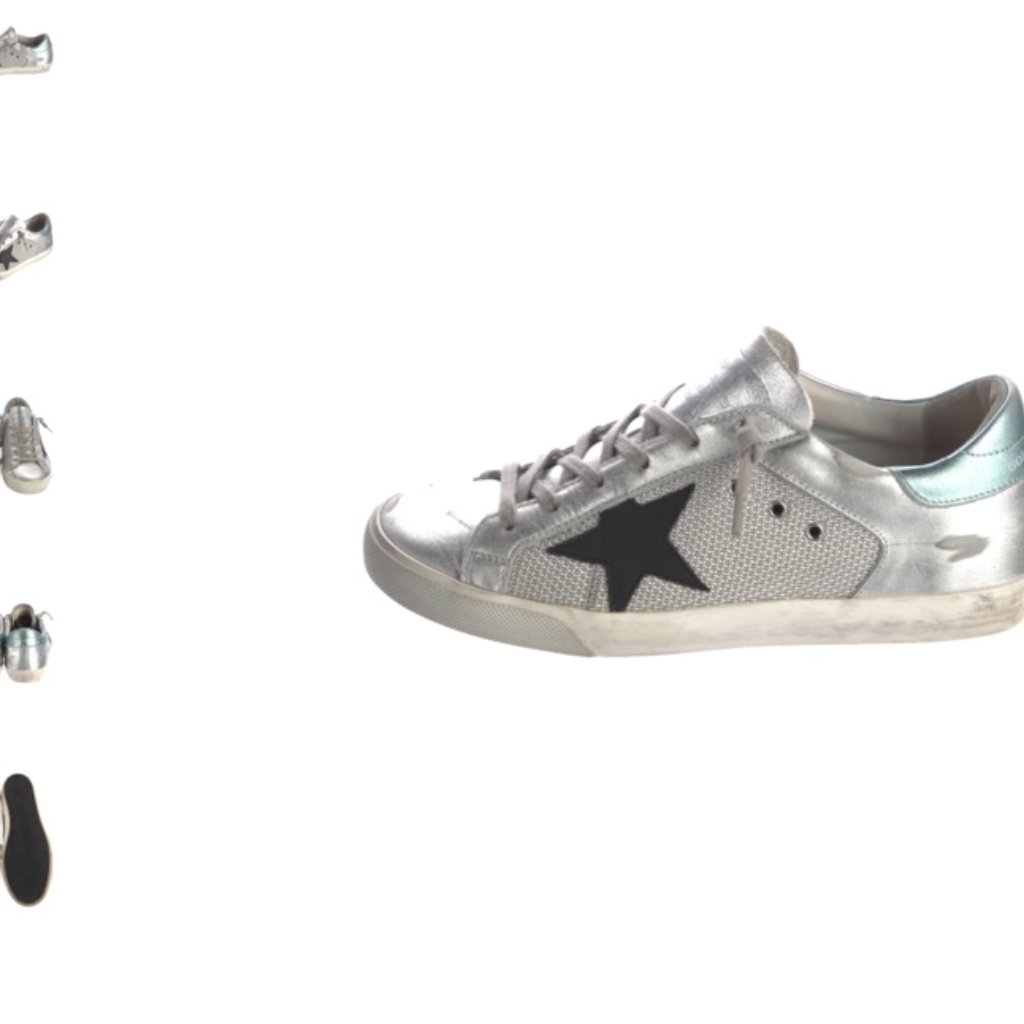 Authentic Golden Goose Gray 39 Sneakers